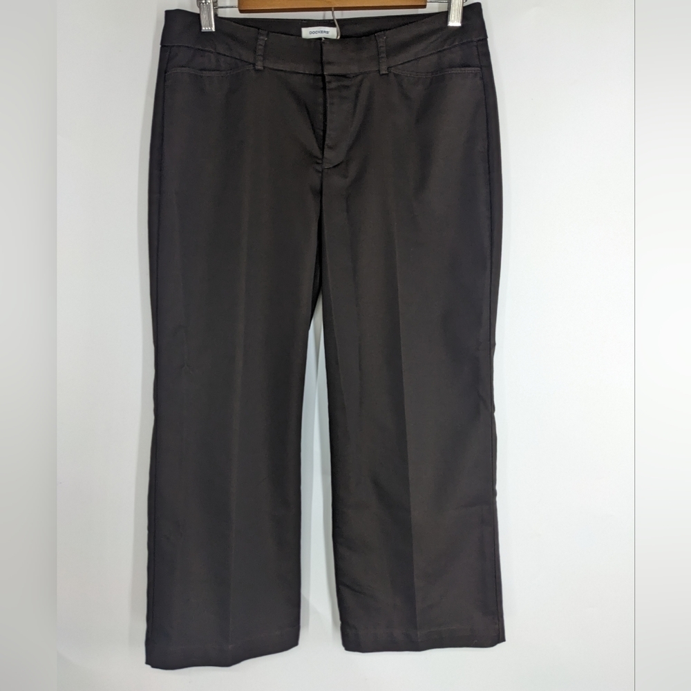 DOCKERS Mid Rise Curvy Cropped Pants